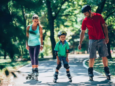 Is roller-skating a childish pastime?