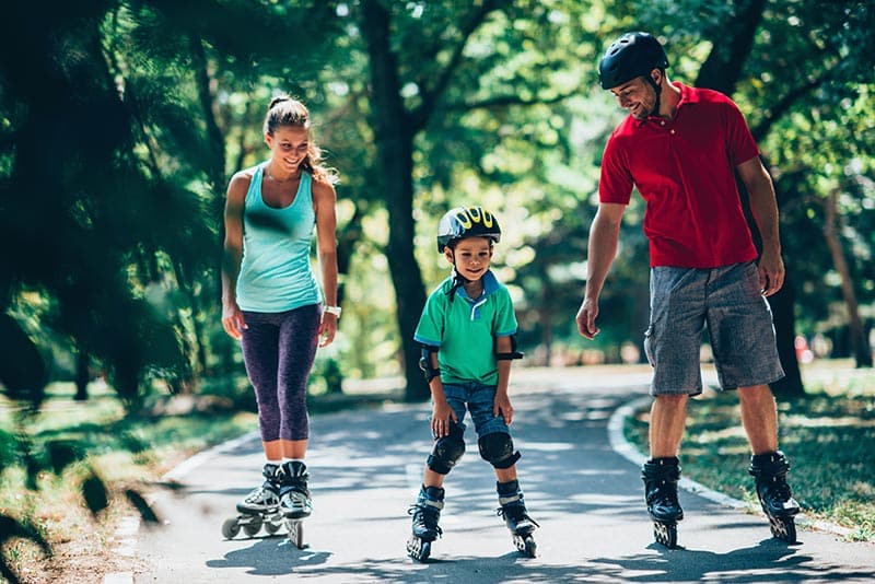 Is roller-skating a childish pastime?