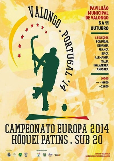 2014 U20 European Rink Hockey Championship in Valongo (Portugal)