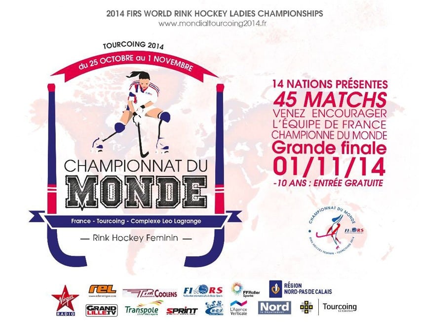 Ladies World Championship of Rink-Hockey in Tourcoing (France)