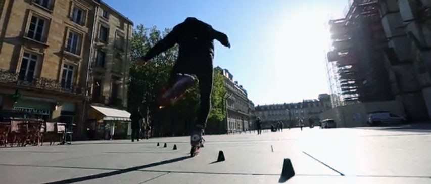 Slalom session with Alexandre Claris in Bordeaux (France)