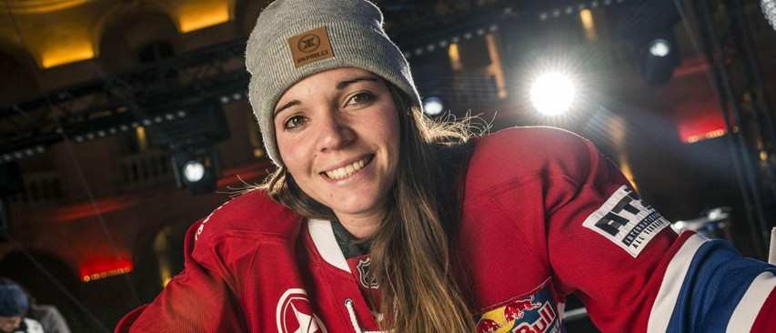 Amandine Condroyer (France) at the 2018 Redbull Crashed Ice