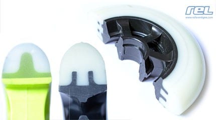Inline speed skating wheels: what are the differences between mono and dual-density wheels?