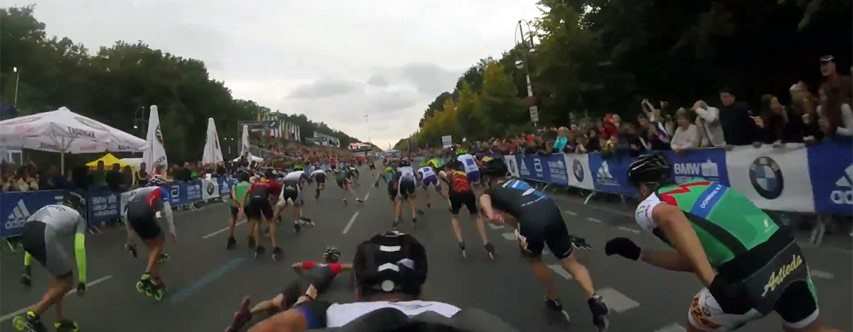 2017 Berlin Skating marathon in the step of Pascal Briand (France)