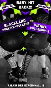 Baby Hit Back : Blackland Rockin&#8217;K-Rollers VS Vienna Rollergirls