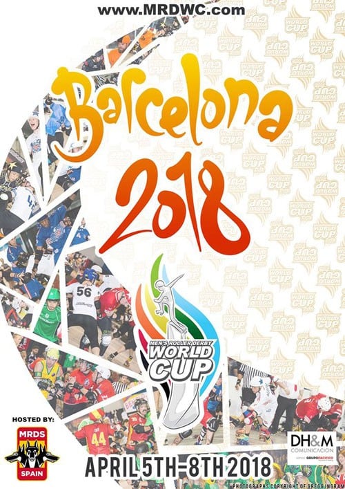 2018 Men&#8217;s Roller Derby World Cup in Barcelona, Spain