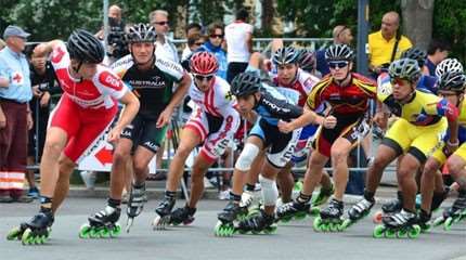 2013 World championships:  first day on the road of Oostende (Belgium)