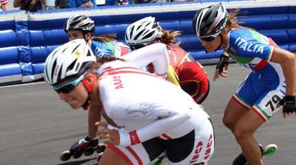 2015 European Championships of Speed Skating: The Relays close the road competitions