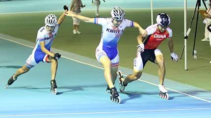 World Championships Inline Speed Skating 2016: Day 2 of track racing