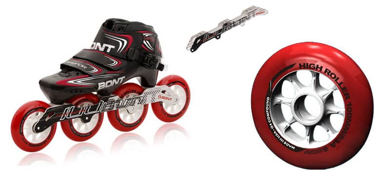 Bont Vaypor 3 points black red 110 mm 2009 (en)