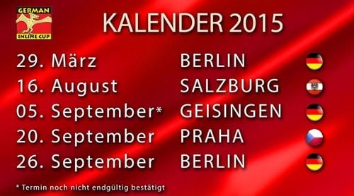4th stage of the 2015 German Inline Cup in Prague (CZH)