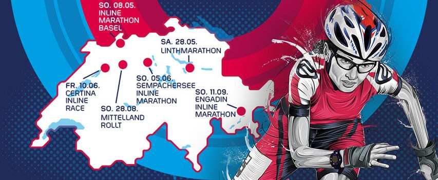 Schedule of the 2016 Swiss Skate Tour