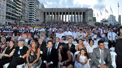 Opening Ceremony of the 2014 Speed Skating Worlds in Rosario, Argentina