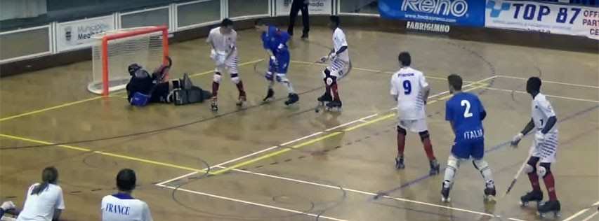 2015 U17 Rink Hockey Euro in Luso, Portugal: France 3-1 Italie