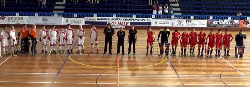 2015 U17 Rink Hockey Euro in Luso, Portugal: England-Spain