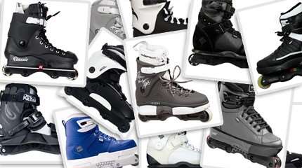 Choosing your aggressive skates for street, skate park and half-pipe
