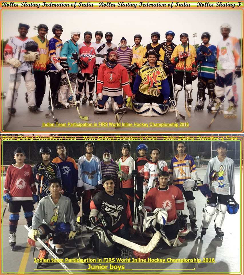 India sends 2 teams at the 2016 Worlds of Roller Hockey