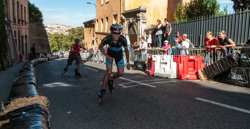 Uphill race at the 2013 Lugdunum Contest in Lyon (France)