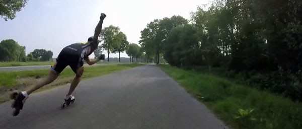 In the stream of Crispijn Ariens for an interval training session (Pays-Bas)