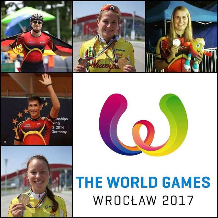 The German Speed Skating Selection for the 2017 World Games