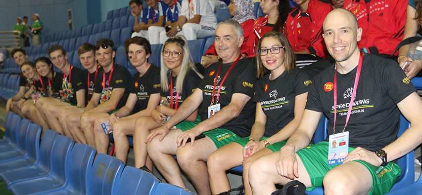 Team Australia at the 2016 World Inline Speed Skating Championships in Nanjing (China)