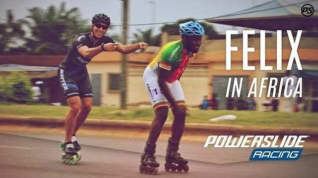 Felix in Africa &#8211; Powerslide Racing inline skates in Togo