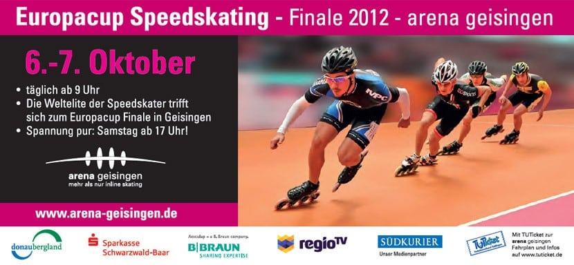 Final of the Europacup 2012 at the Arena of Geisingen (Germany)