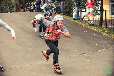 6th stage of the World Skate Cross Series in Moscow (Russie)