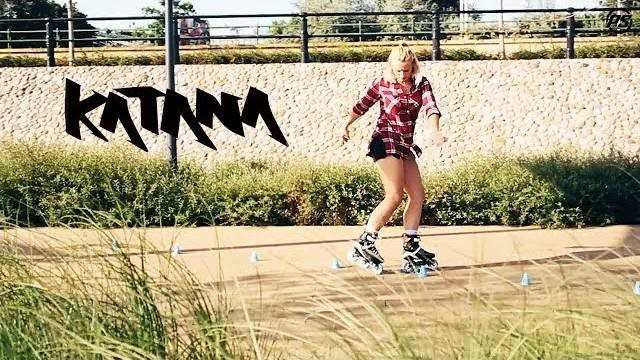 Paulina Czapla on 3&#215;90 Katana freestyle frames