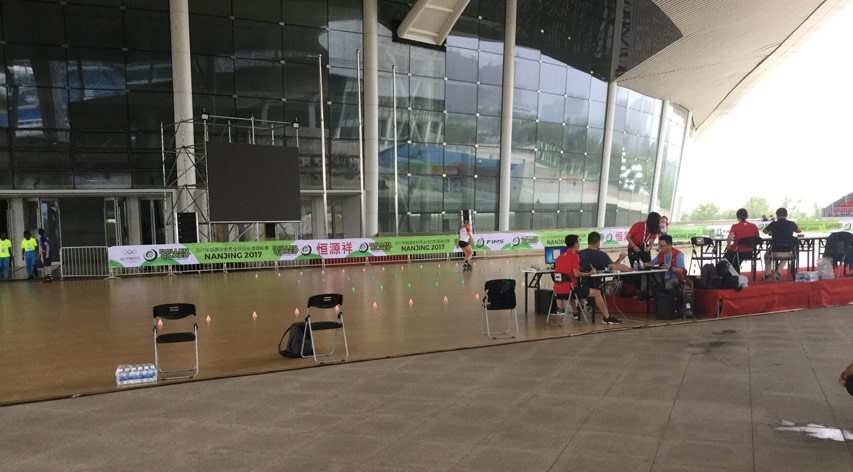 2017 World Roller Games: the freestyle competition is about to start