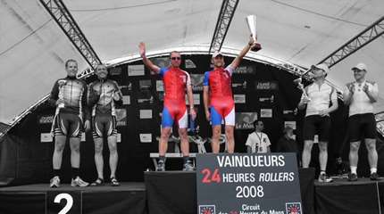 Mans 2008 : winning duo : Skating Peters Inlajn.Cz