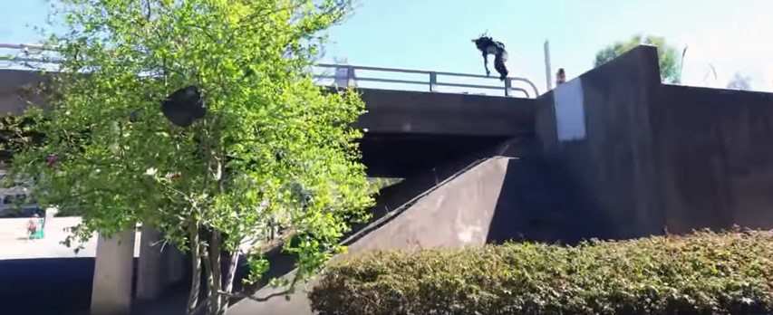 Montre Livingston shredding the spots of Charlotte (North Carolina, USA)
