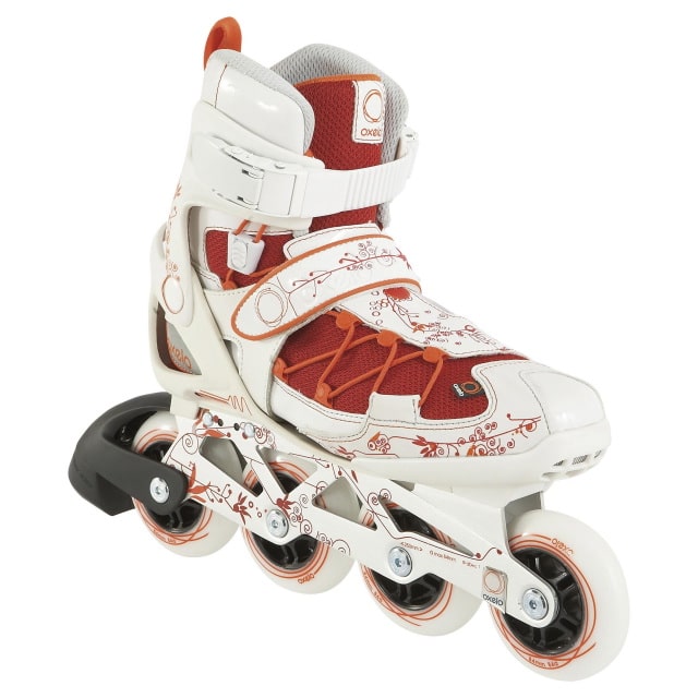 Oxelo FIT7 Femme blanc/orange 2008 (en)