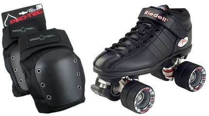 The indispensable equipment in Roller Derby