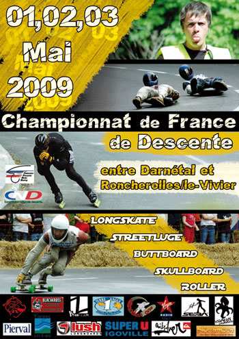 First stage of the french downhill championship