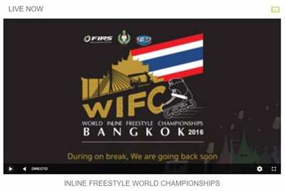 2016 WFSC LIVE STREAM (World Freestyle Skating Championship)