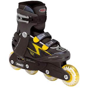 Roces Flash 1.0 velcros gris &#8211; jaune 2005 (en)