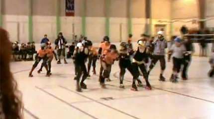 Roller Derby / First Open Rolling Contest in Rouen