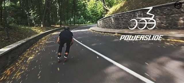 Fast downhill skating with Aleksey &#038; Victor Martsenyuk at Mezhyhirya Park (Ukraine)
