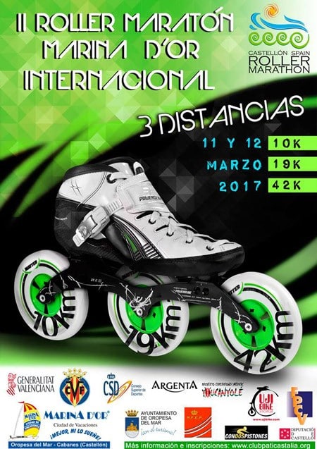 2017 Roller Marathon Marina d&#8217;Or, Spain