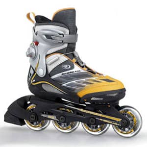 Rollerblade Micro II TFS argent/orange 2007 (en)