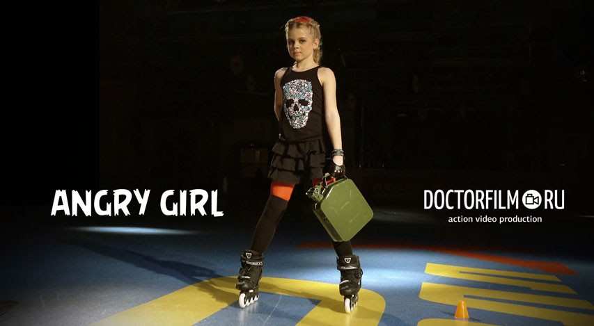 Sofia Bogdanova (Russia) is Angry Girl, the Whizz Kid of Freestyle Slalom Skating