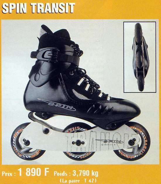 A skate equipped with 3 wheels of 101mm &#8230; in 1997!