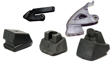 Anatomy of an inline skate rubber brake
