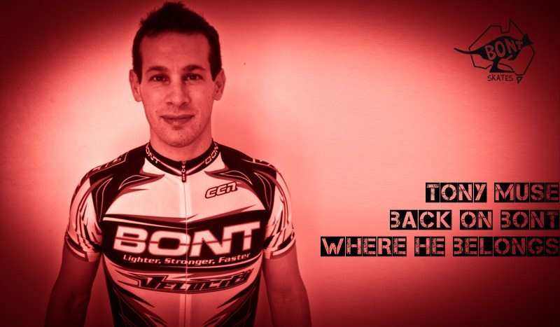 Tony Muse will join the team Bont USA in 2012