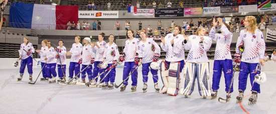 The Senior Women&#8217;s Team France in the running for the 2015 European Cup of Roller Hockey