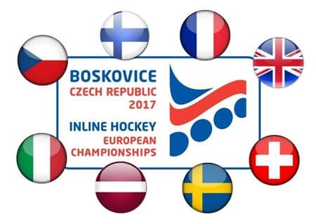 2017 U18 Men&#8217;s and Senior Women&#8217;s European Roller Hockey Championship in Boskovice, Czech Republic