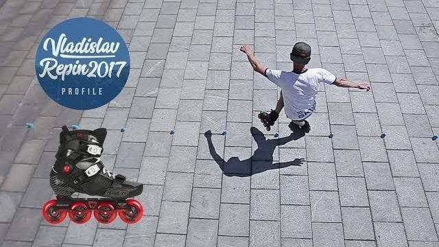 Vladislav Repin freestyle slalom session in Ukraine