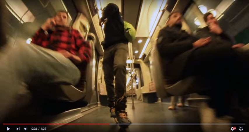 In the depths of the Parisian Metro with Warren Digne