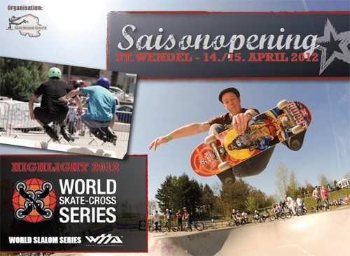 1st stage of the World Skate Cross Series in St-Wendel (Germany)
